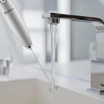 Zeattain Electric Milk Frother for Perfect Coffee Foam