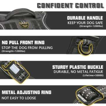 Auroth Tactical Dog Harness - No Pull & Adjustable