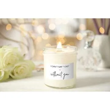 Bridesmaid Mini Champagne Labels ● SET of 10 ● Bridesmaid Proposal, I can't say I Do without you Will You Be My Maid of Honor Ask Bridal Party Groomsman Wine Stickers Bride Tribe Label M200-IDO-10