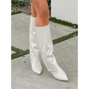 Coutgo Knee High Boots for Women - Stylish Winter Footwear  