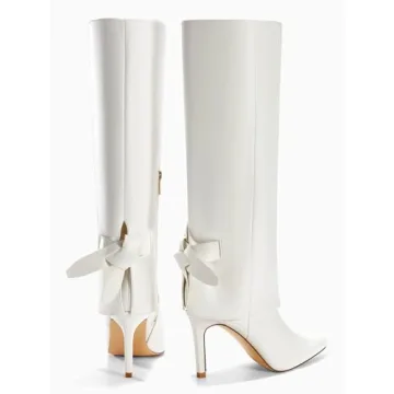 Coutgo Knee High Boots for Women - Stylish Winter Footwear  