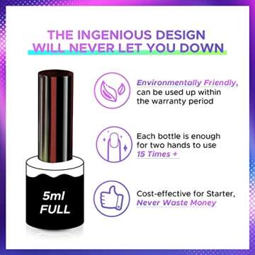 Vibrant MEFA Gel Nail Polish Set for Stunning Nails