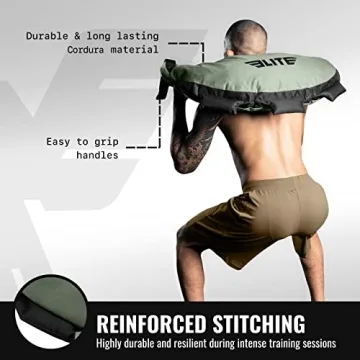 Elite Sports Bulgarian Canvas Bag for Crossfit and Fitness