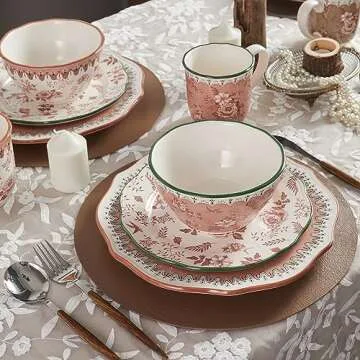Bico Country Wanderlust Dinner Plates Set of 4