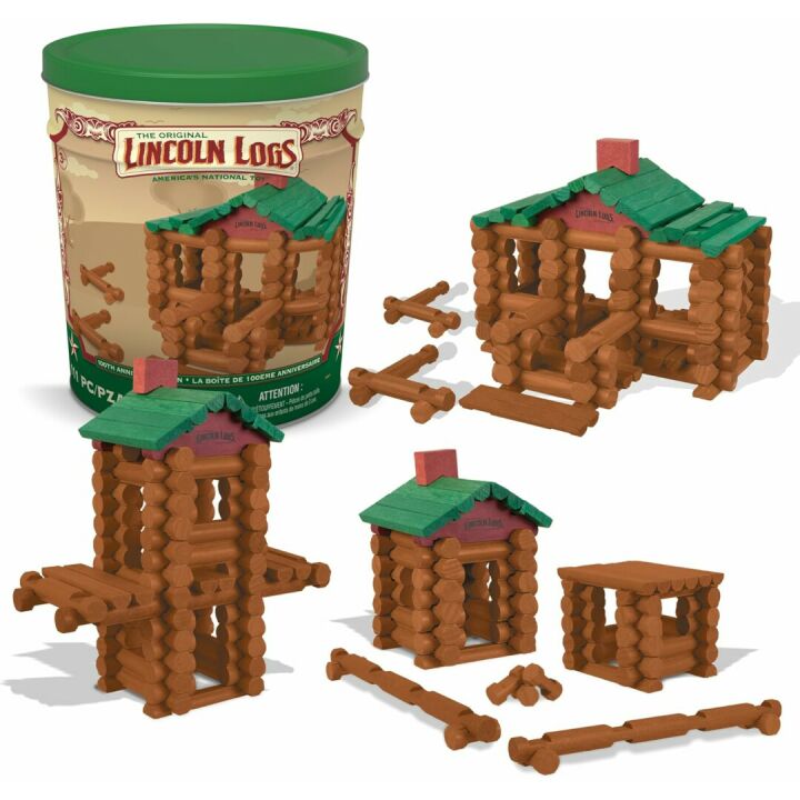 Classic Lincoln Logs 100th Anniversary Building Set