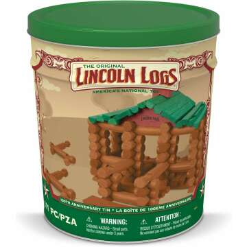 Classic Lincoln Logs 100th Anniversary Building Set