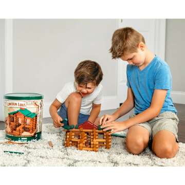 Classic Lincoln Logs 100th Anniversary Building Set