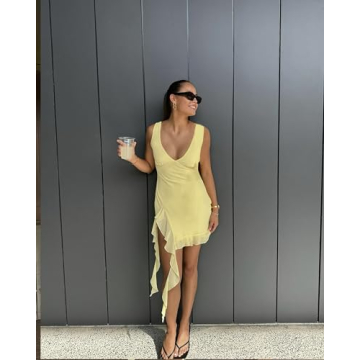 Stylish ZREQV Mini Dress for Women - Perfect for Summer
