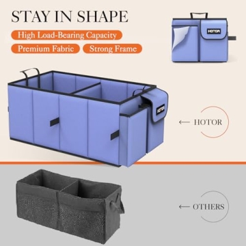 HOTOR Trunk Organizer - Foldable Car Storage Solution