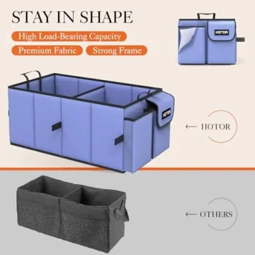 HOTOR Trunk Organizer - Foldable Car Storage Solution