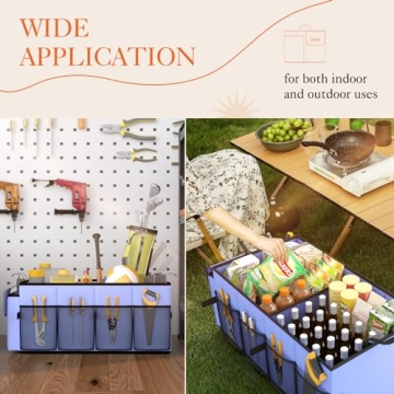 HOTOR Trunk Organizer - Foldable Car Storage Solution