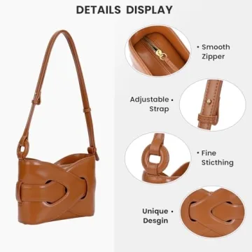 HICARRY Stylish Crossbody Purse for Trendy Women