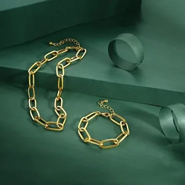 LANE WOODS Gold Chain Jewelry Set for Women - Stylish & Elegant