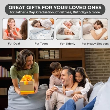 Sonic Bomb Extra Loud Alarm Clock with Bed Shaker