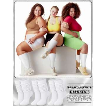 Stylish Glitopper Slouchy Socks for Themed Parties