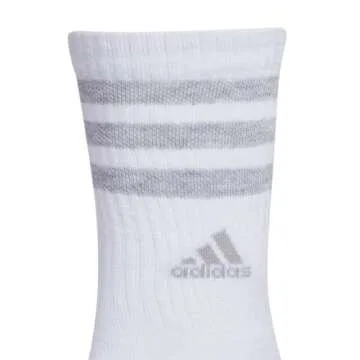 adidas Women's 3-Stripe Crew Socks: Comfort & Style Unleashed
