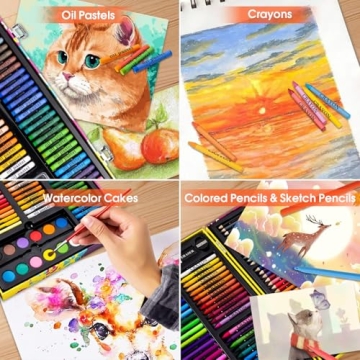 POPYOLA Art Set – 180 Piece Creative Drawing Kit