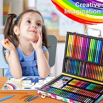 POPYOLA Art Set – 180 Piece Creative Drawing Kit