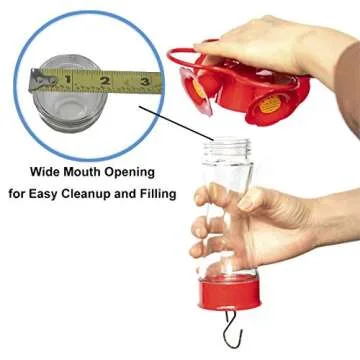 Nature's Rhythm Bird Feeder with 4 Feeding Ports