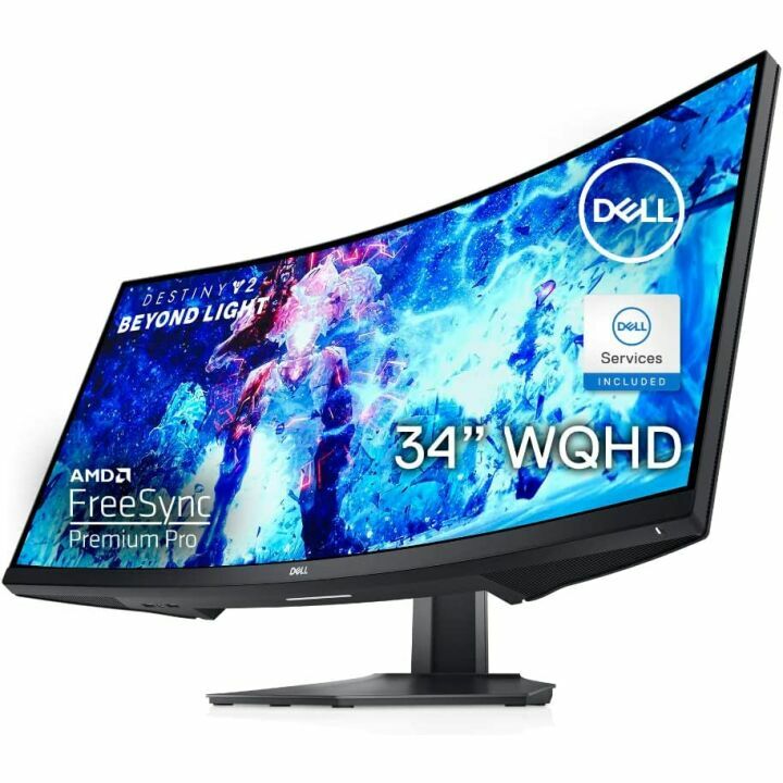 Dell 34-Inch Curved Gaming Monitor - 144Hz WQHD