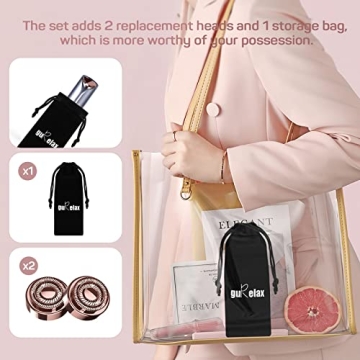 Gurelax Facial Hair Remover for Women - Painless & Rechargeable