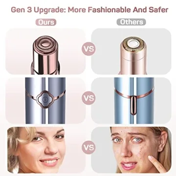 Gurelax Facial Hair Remover for Women - Painless & Rechargeable