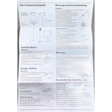 Gurelax Facial Hair Remover for Women - Painless & Rechargeable