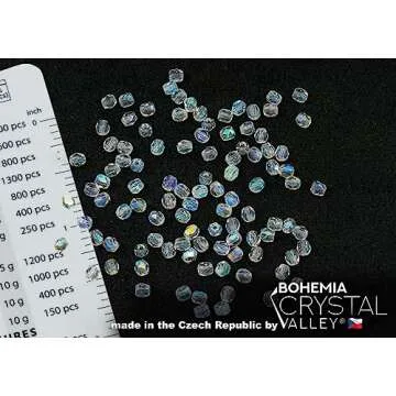 275 pcs Czech Glass Beads Set for Jewelry Making - Crystal AB