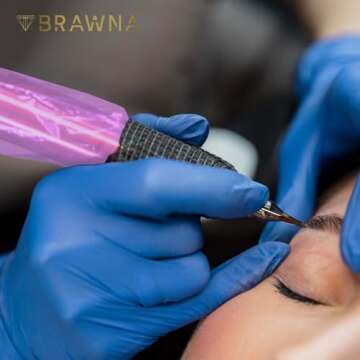 BRAWNA 200 Pcs Pink PMU Pen Covers - Wireless PMU Machine Sleeve - PMU Supplies