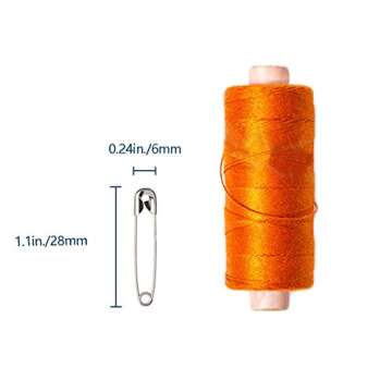 1000Pieces -Safety Pins, 1.1 Inch Safety Pins Clothing Clips Tool 28mm Decorative Safety Pins Assorted, Sewing Accessories Kit.