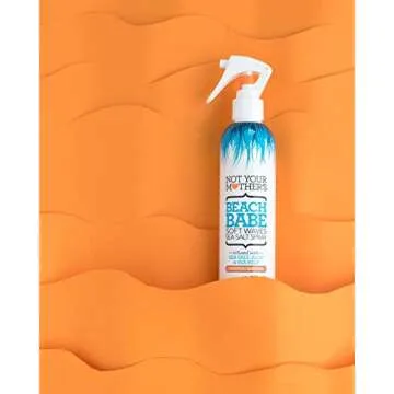 Not Your Mother's Beach Babe Soft Waves Sea Salt Spray, Tropical Banana Scent - 8 Ounce