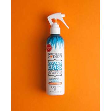 Not Your Mother's Beach Babe Soft Waves Sea Salt Spray, Tropical Banana Scent - 8 Ounce
