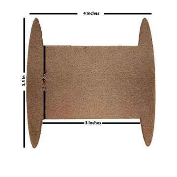 GiveThanks Ribbon Spools (50) - Craft Organizer, Wrapping Paper Storage, Bin, Cabinet Organization, ...