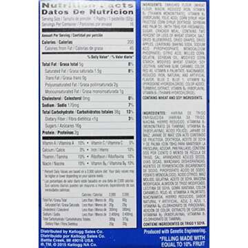 Pop-Tarts Frosted Blueberry Toaster Pastries (1 Pack) 29.3 OZ