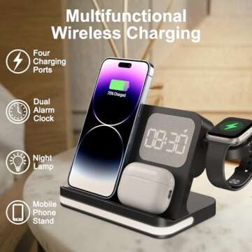 7 in 1 Wireless Charger for iPhone - Multi-Device Charging Station