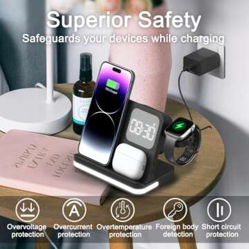 7 in 1 Wireless Charger for iPhone - Multi-Device Station