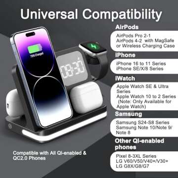 7 in 1 Wireless Charger for iPhone - Multi-Device Station