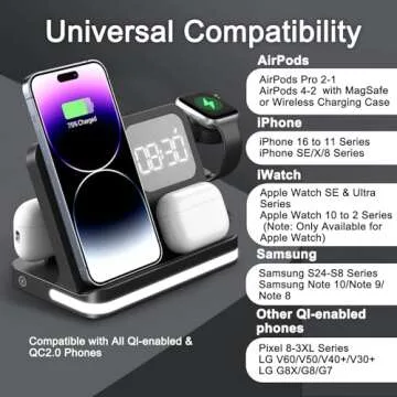 7 in 1 Wireless Charger for iPhone - Multi-Device Station