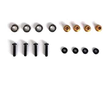 DEVMO 2pak RC Hub Carrier, RC Metal Steering Hub Carrier Knuckle Left/Right Compatible with W-ltoys 1/14 144001 RC Car(Blue)