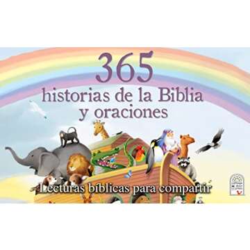 365 Historias de la Biblia y Oraciones / 365 Bible and Prayers Padded Treasury Guilded (Spanish Language), Ages 3-8 (en español) (Little Sunbeams) (Spanish Edition)