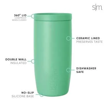 Simple Modern Travel Coffee Mug with 360° Lid - 16oz