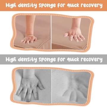 Merax Climbing Toys for Toddlers, Soft Climb and Crawl Playset Indoor Baby Soft Foam Blocks for Climbing, Crawling, 6-Piece