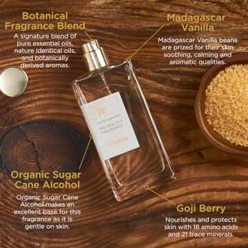 Lavanila Vanilla Sugarcane Perfume for Women, 1.7 Fl Oz - Clean and Natural Eau de Parfum Made In US...