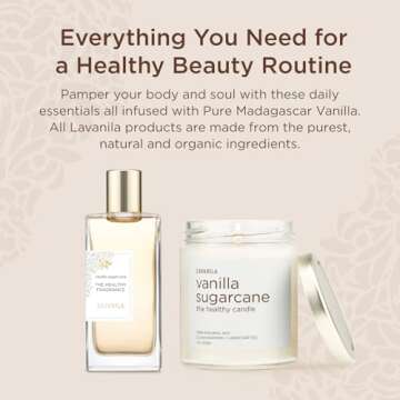 Lavanila Vanilla Sugarcane Perfume for Women, 1.7 Fl Oz - Clean and Natural Eau de Parfum Made In USA