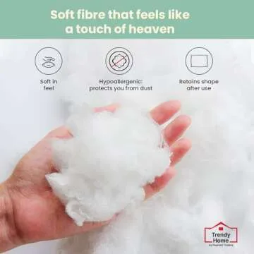 Trendy Home 12x20 Throw Pillow Insert, Cushion Sham Stuffer Hypoallergenic, Lumbar Support Decorative Home Outdoor Couch Bed Pillow Filler (Non Woven)