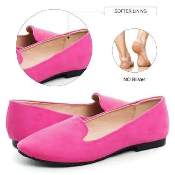SAILING LU Women Round Toe Flats Comfortable Shoes