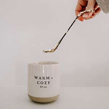 Sweet Water Decor Candle Care Kit | Golden Candle Accessory Set Includes Wick Trimmer, Wick Dipper, and Bell Snuffer Tools with Drawstring Bag for Candle Lovers (Gold)