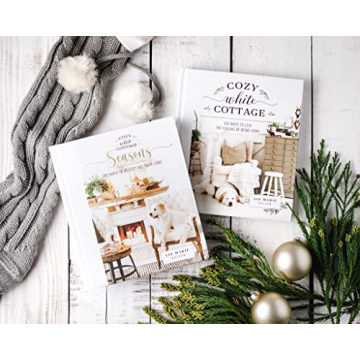 Cozy White Cottage Seasons Book for Home Decor Lovers