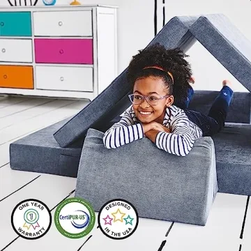 Yourigami Kids Play Couch - Convertible & Durable Design