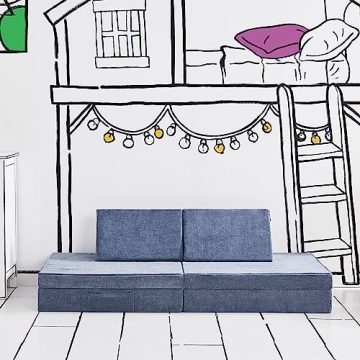 Yourigami Kids Play Couch - Convertible & Durable Design